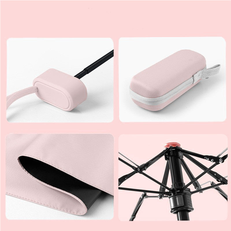 Mini Sombrilla Con Funda Versión Plana