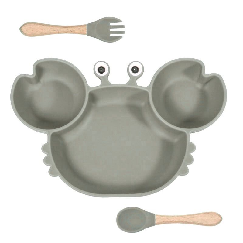 Kit Cangrejo de Silicona Adherente para Bebés
