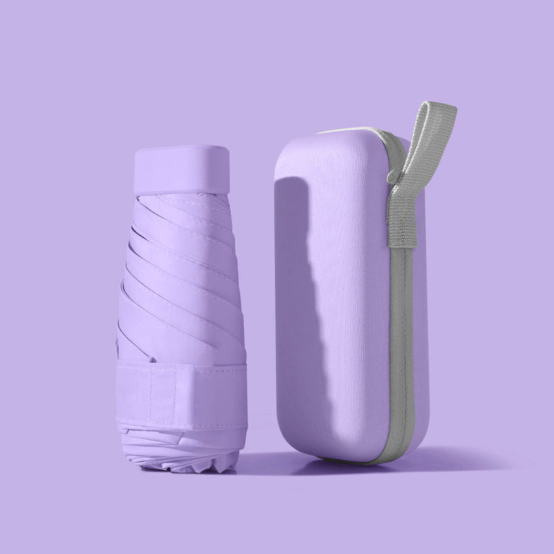 Mini Sombrilla Con Funda Versión Plana