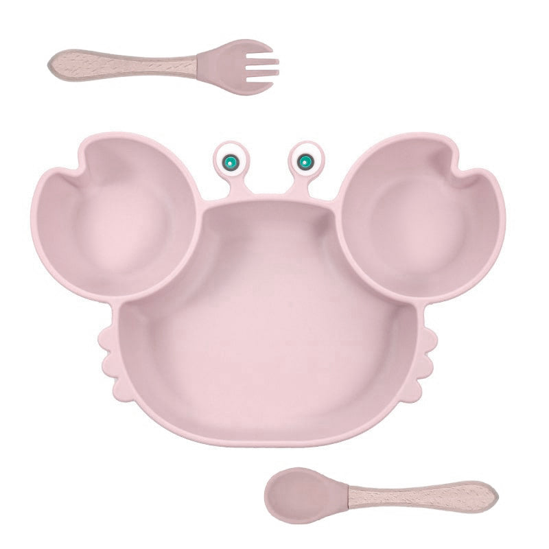 Kit Cangrejo de Silicona Adherente para Bebés