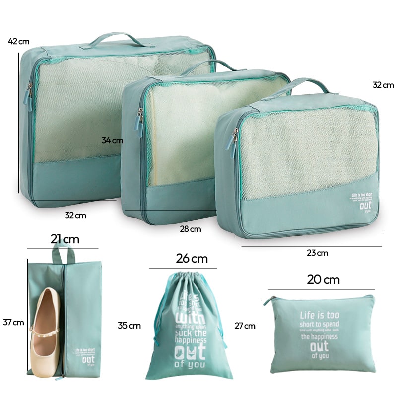 Set de Organizadores Para Maleta de Viaje
