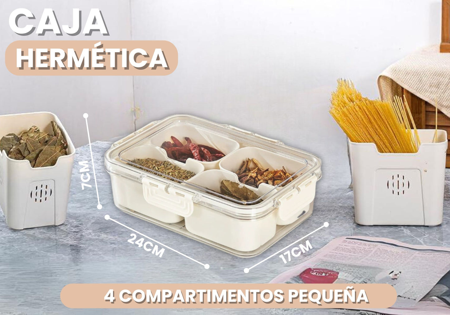 Tupper Organizador de Nevera Fiambrera