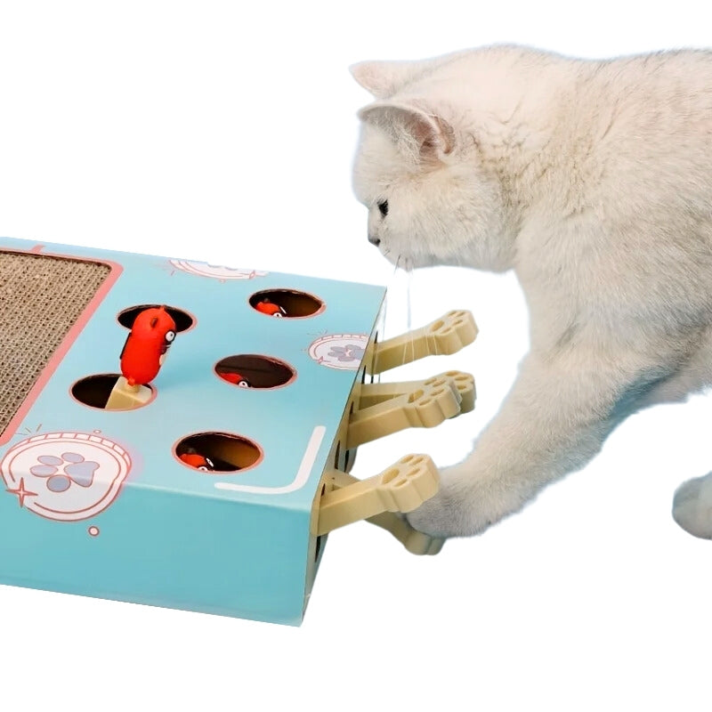 Rascador interactivo para gatos