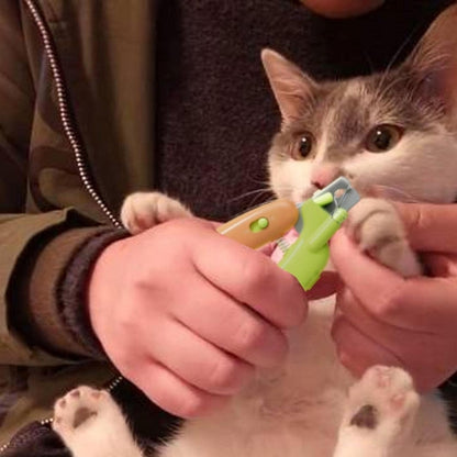 Corta Uñas para Mascotas con Luz Led