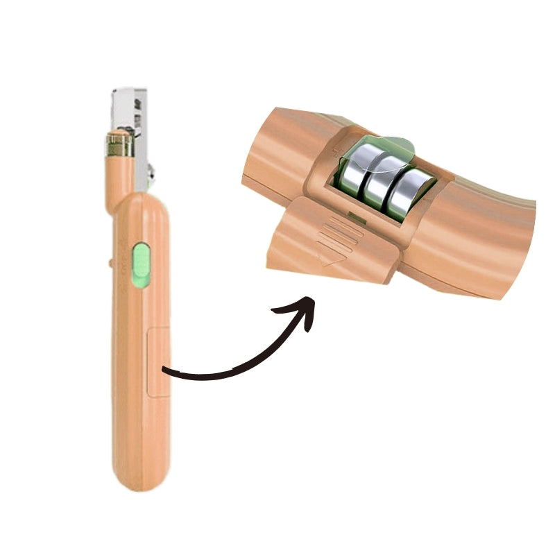 Corta Uñas para Mascotas con Luz Led