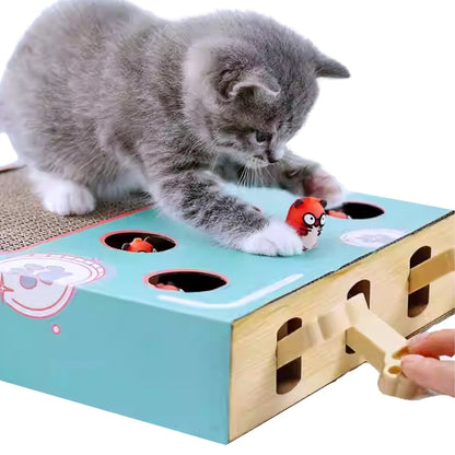 Rascador interactivo para gatos