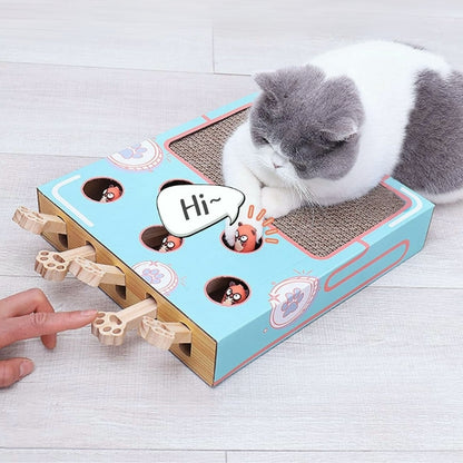 Rascador interactivo para gatos